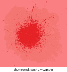 Red Grunge Background Texture Abstract