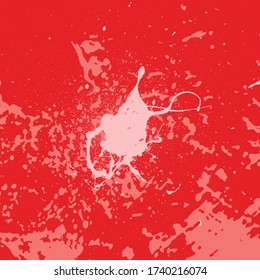 Resumen de textura de fondo de grieta roja