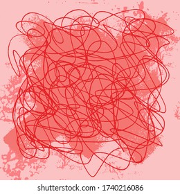 Red Grunge Background Texture Abstract