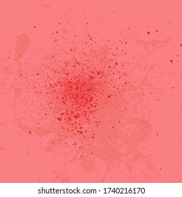 Resumen de textura de fondo de grieta roja
