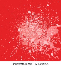 Red Grunge Background Texture Abstract