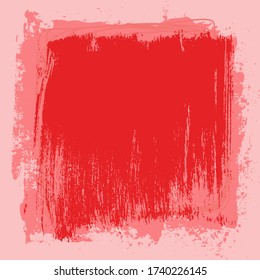 Red Grunge Background Texture Abstract