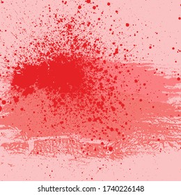 Red Grunge Background Texture Abstract