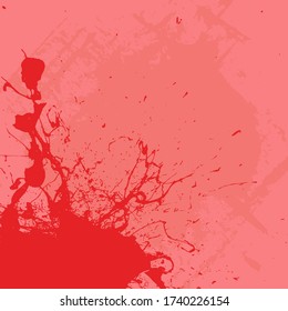 Red Grunge Background Texture Abstract