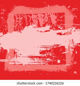 Red Grunge Background Texture Abstract