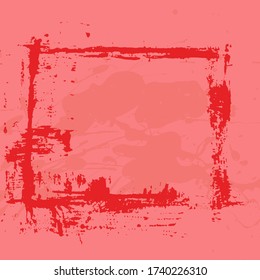 Red Grunge Background Texture Abstract