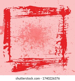Red Grunge Background Texture Abstract