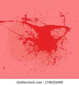 Red Grunge Background Texture Abstract