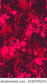 Roter brüchiger Hintergrund. Die Textur von Flecken, Flecken, Farbstreifen