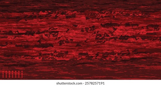 Red grunge background. Vector brush stroke texture.