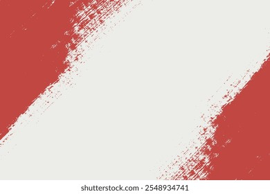 Textura angustiada del grunge rojo en el fondo blanco. Fondo de trazo de pincel grunge Abstractas, Anuncio de textura de esquinas, textura de pintura 