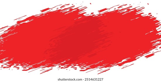 Fondo rojo de salpicaduras de pintura grunge