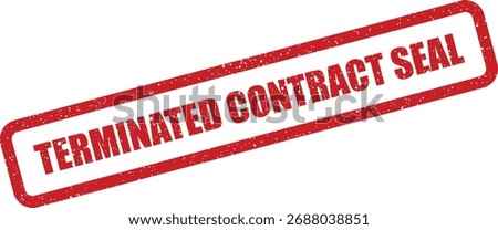 A red grunge rubber stamp text 