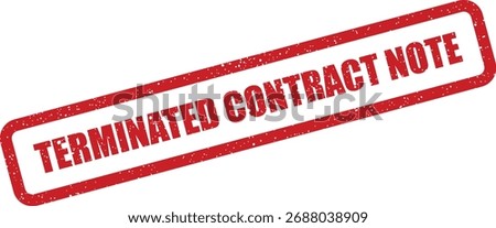 A red grunge rubber stamp text 
