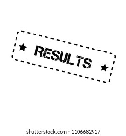Red grunge rubber stamp with word results soon inside,vector illustration
