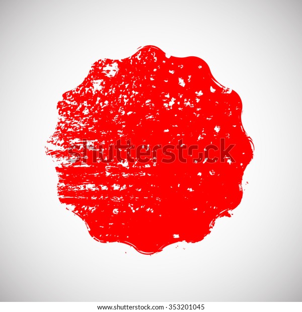 Red Grunge Rubber Texture Post Stamp Stock Vector (Royalty Free ...