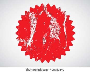 Red Grunge Rubber Texture Stamp Stock Vector (Royalty Free) 408760840 ...