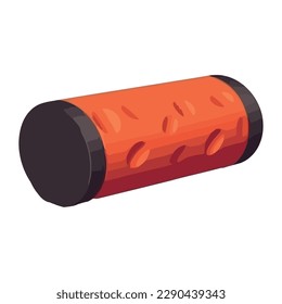 red gym mat roll icon