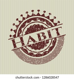 Red Habit distressed rubber texture