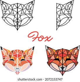 Rothaariger Fuchs Tiervektor 