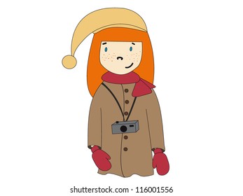 red haired girl