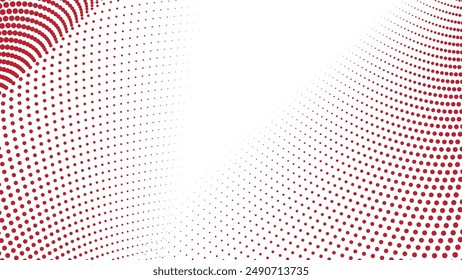 Red halftone abstract background for backdrop or presentation