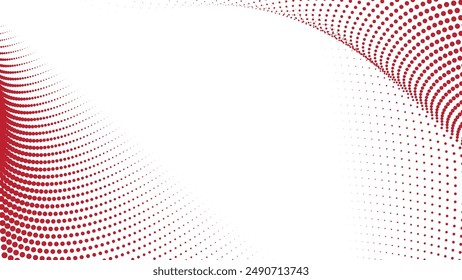 Red halftone abstract background for backdrop or presentation