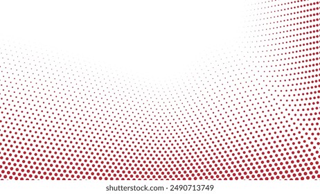 Red halftone abstract background for backdrop or presentation