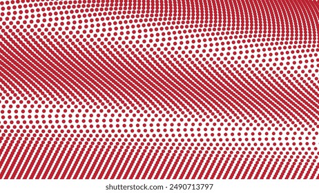 Red halftone abstract background for backdrop or presentation
