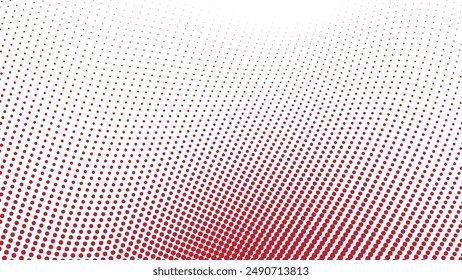 Red halftone abstract background for backdrop or presentation