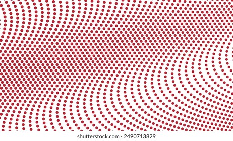 Red halftone abstract background for backdrop or presentation