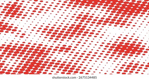 Red halftone abstract background for backdrop or presentation