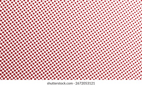 Fondo abstracto de semitono rojo con patrón de puntos moderno para Diseño gráfico y Fondo de pantalla digital