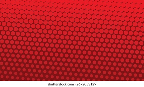 Roter abstrakter Halbton-Hintergrund mit modernem Punktmuster für Grafikdesign und digitale Tapete