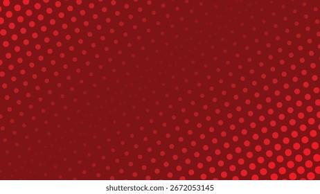 Roter abstrakter Halbton-Hintergrund mit modernem Punktmuster für Grafikdesign und digitale Tapete