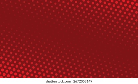 Fundo abstrato de meio-tom vermelho com padrão de pontos modernos para design gráfico e papel de parede digital