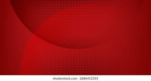 Fondo rojo del semitono. fondo circular moderno