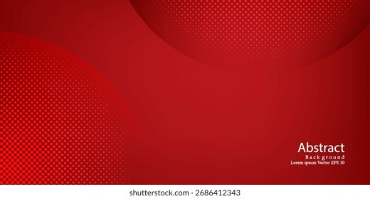 Fundo de meio-tom vermelho. Design moderno na moda em Ilustração de Vetor