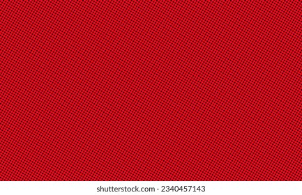 Red halftone background, pop art design. Comic book dotted halftone texture