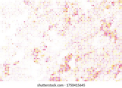 Red Halftone Brush. Blaues abstraktes Papier. Indigo Dots Round. Gelbes Comic-Monochrom. violettes geometrisches Monochrom. rosafarbene Farbverlauf-Hintergrund. Roter Kreislauf.