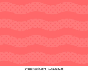 Red halftone design background retro vector illustration.