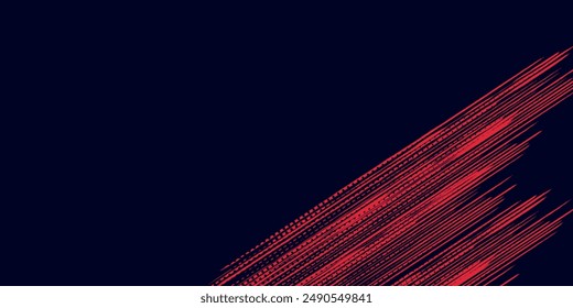 Red halftone dots blue color pattern gradient grunge texture background. Red halftone dot pop art comic style vector illustration