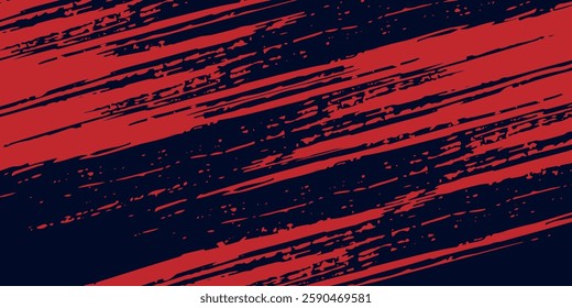 Red halftone dots blue color pattern gradient grunge texture background. 