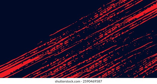 Red halftone dots blue color pattern gradient grunge texture background. 