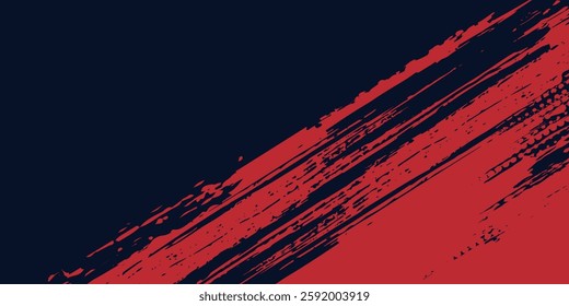 Red halftone dots blue color pattern gradient grunge texture background. Dot pop art comic sport  modern arts 