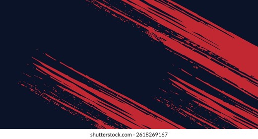 Red halftone dots blue color pattern gradient grunge texture background. Dot pop art comic sport style vector eps10