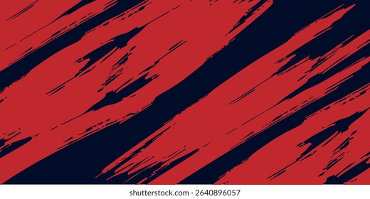 Red halftone dots blue color pattern gradient grunge texture background. Dot pop art comic sport style vector illustration.Eps10