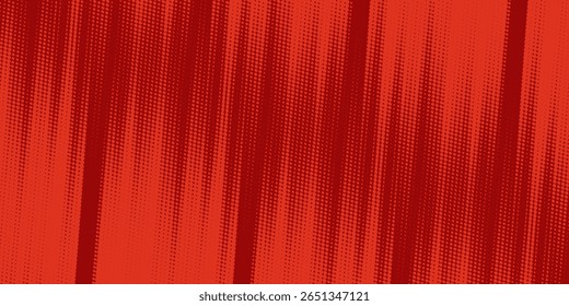 Red halftone dots with blue color pattern and grunge texture background. Pop art comic style vector illustration.