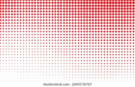 RED HALFTONE DOTS TEXTURE BACKGROUND