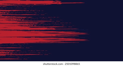 Medio tono rojo sobre fondo azul. Vector punteado destellos o semitono brillo patrón textura Pop estilo de arte de fondo. Ilustración vectorial